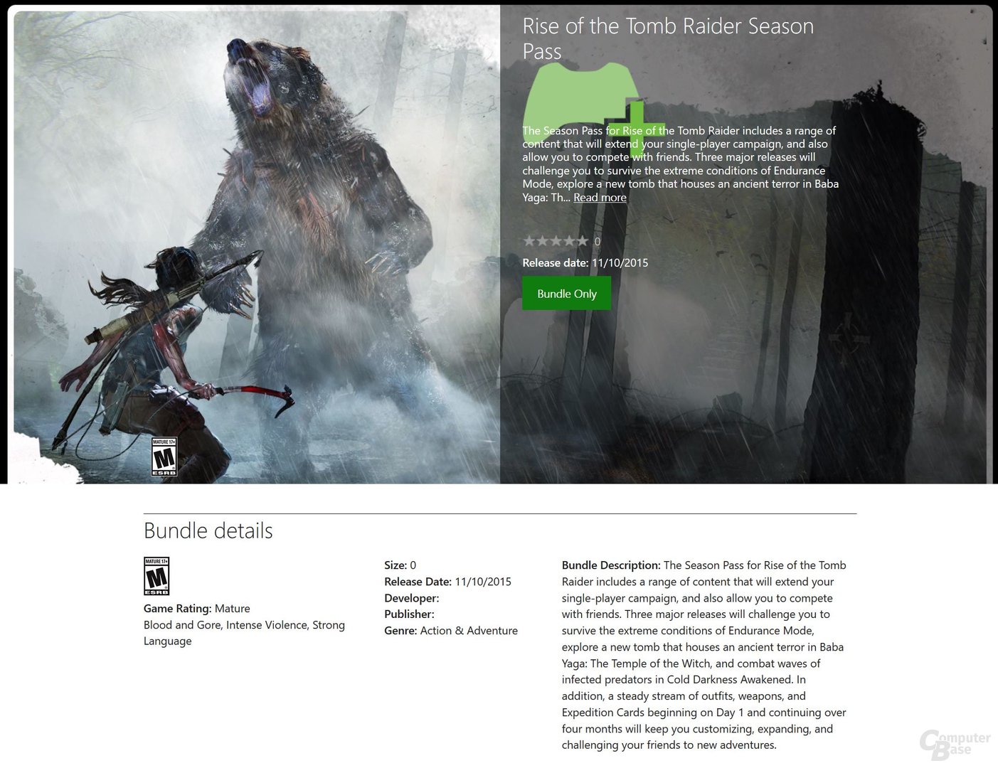 Der Xbox-Store verrät Details