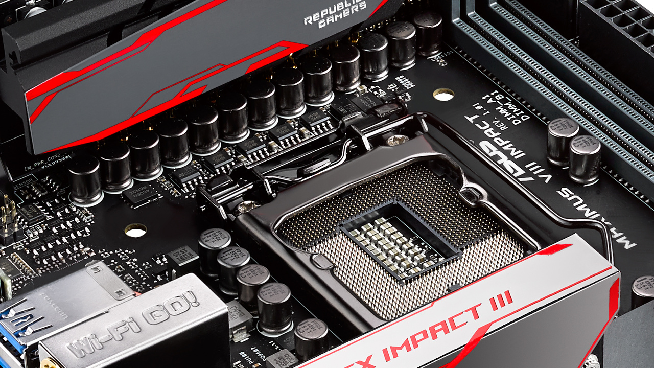 Asus Maximus VIII Impact: High-End-Board für Skylake stapelt hoch auf Mini-ITX