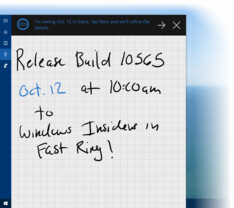 Cortana erkennt jetzt Handschrift