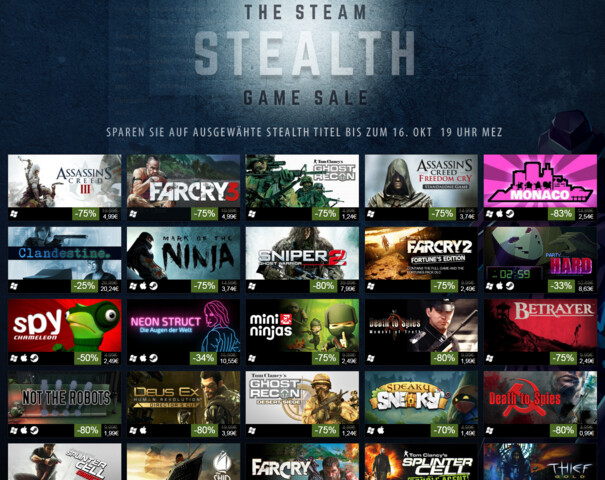 Steam Stealth Game Sale