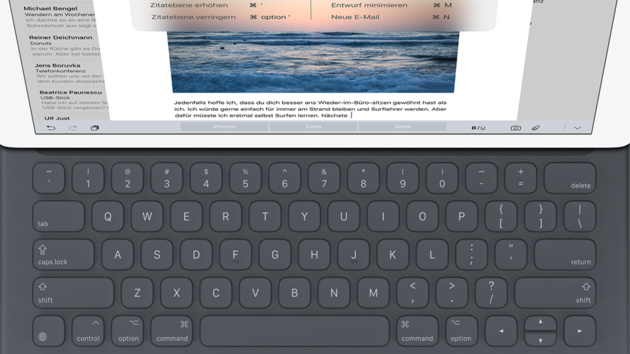 Apple: Tastatur-Cover für iPad Pro nur mit US-Layout