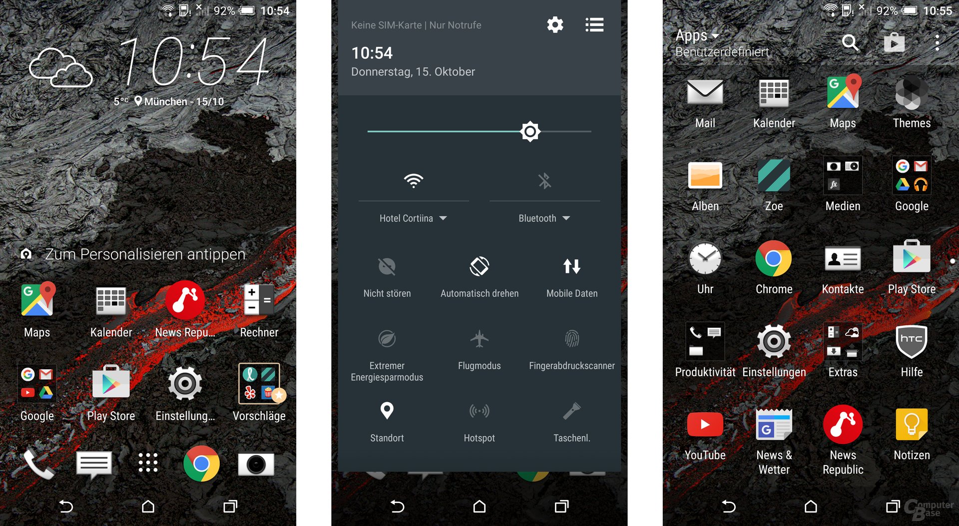 Android 6.0 Marshmallow mit Sense 7 auf dem HTC One A9
