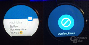 Android Wear unter iPhone – Benachrichtigungen