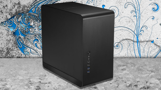 Jonsbo UMX3: Kompaktes Micro-ATX-Gehäuse mit gebogenem Standfuß