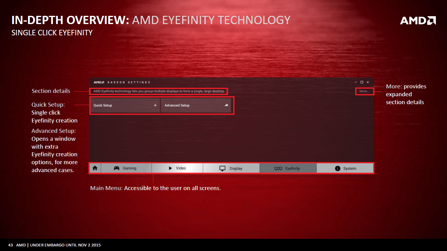 AMD Crimson Edition – Treibermenü