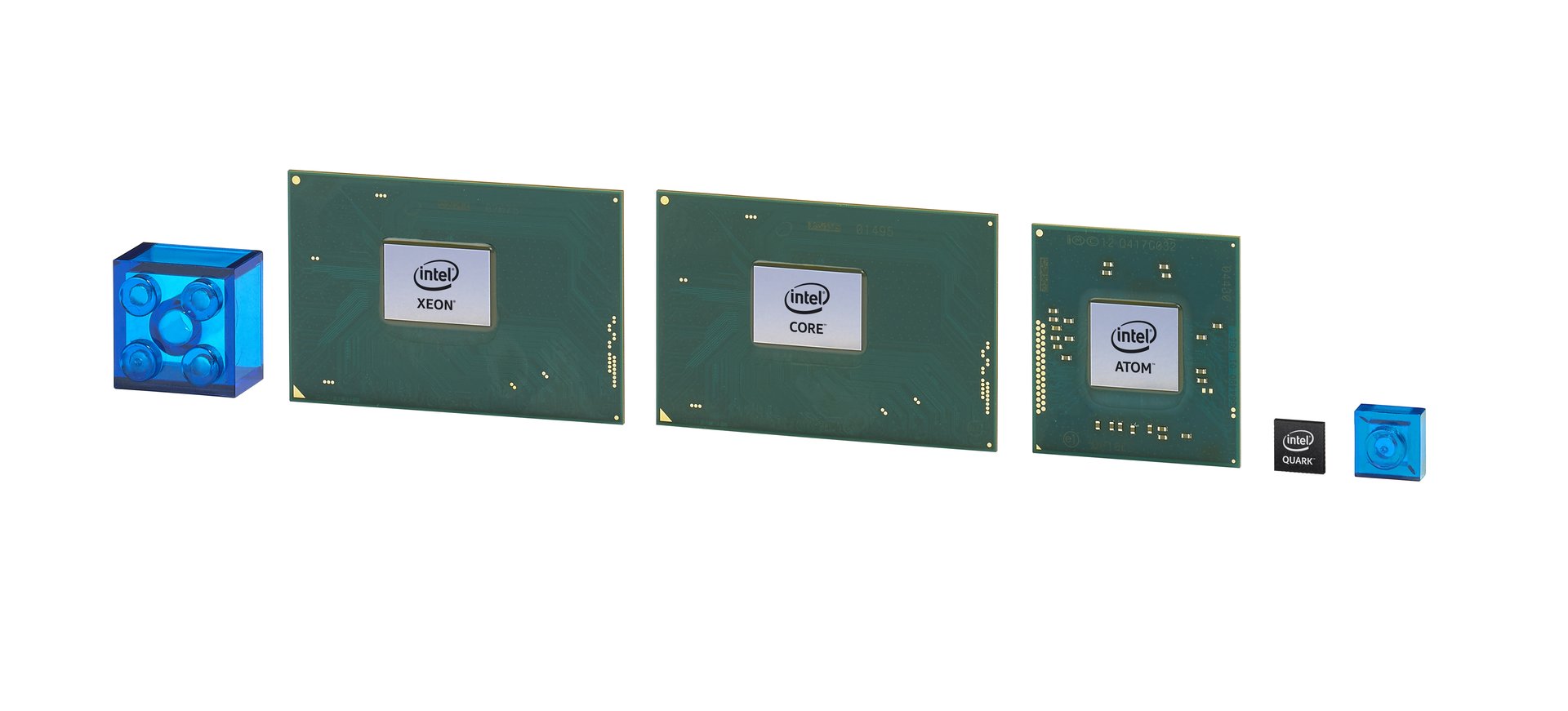 Intels neuer Quark für IoT (rechts) ist winzig