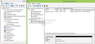 128 GB statt 960 GB nach falscher Ausführung des Firmware-Updates