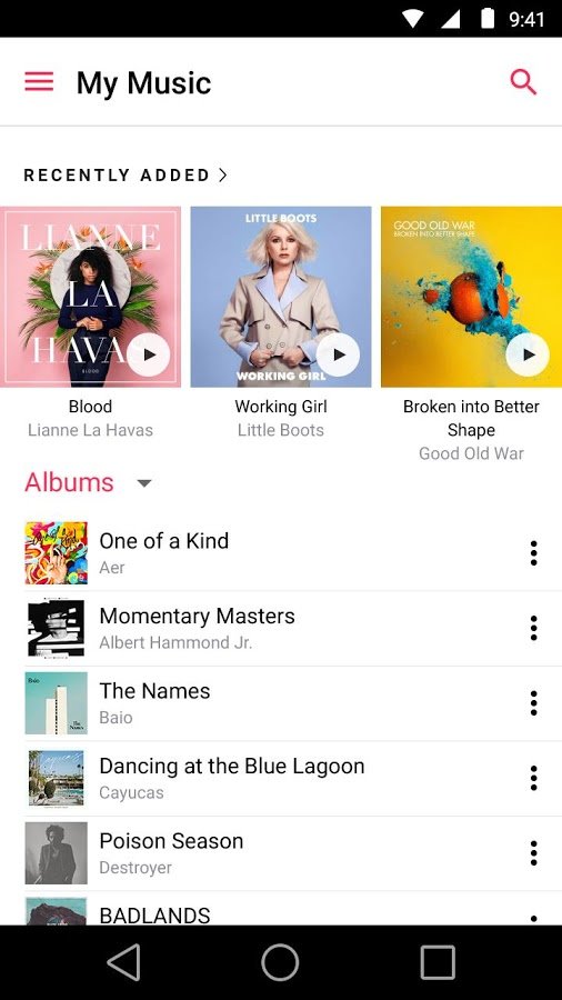 Apple Music für Android