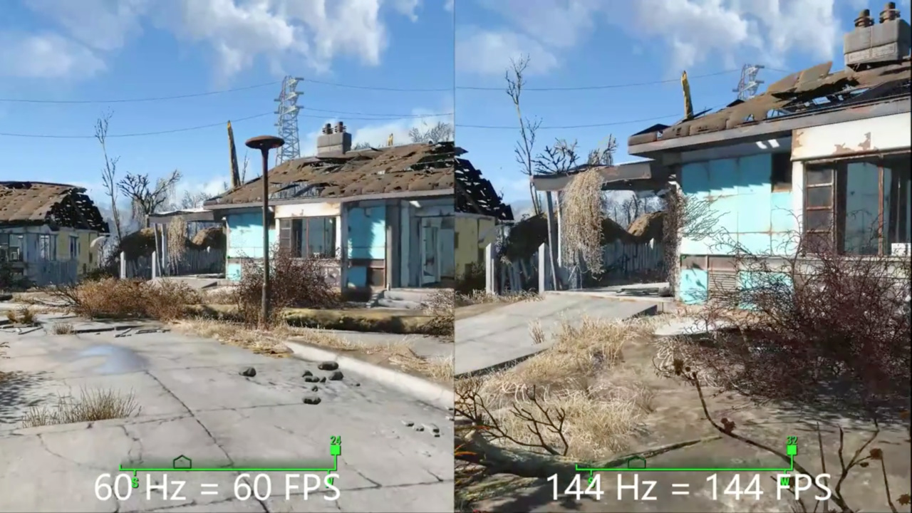 Fallout 4: Schnellerer Spielablauf mit 144 Hz und ohne VSync