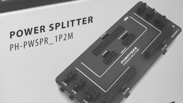 Phanteks Power Splitter: Adapter zum Betrieb von zwei Rechnern mit einem Netzteil
