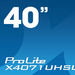 Prolite X4071UHSU-B1: iiyamas größter Monitor hat 40 Zoll und Ultra HD