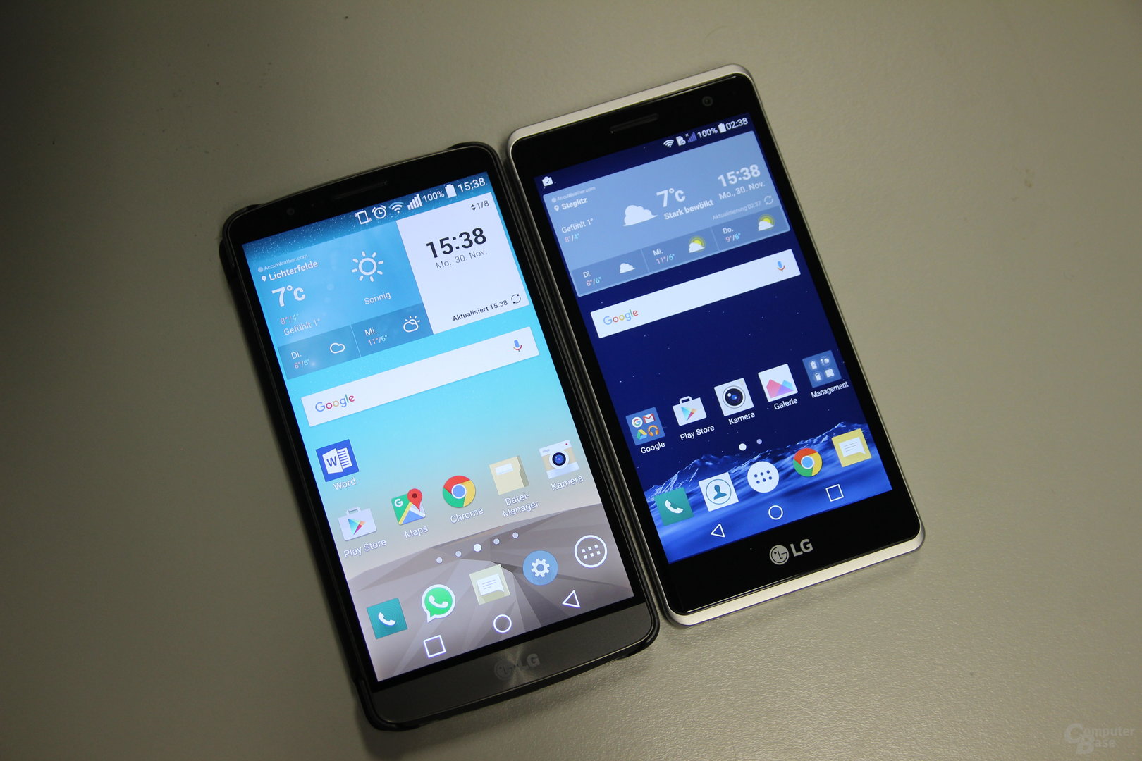 LG G3 vs. LG Class
