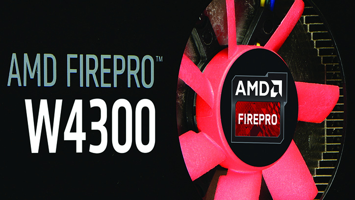 FirePro W4300: AMDs schnellste Low-Profile-Grafikkarte für Designer