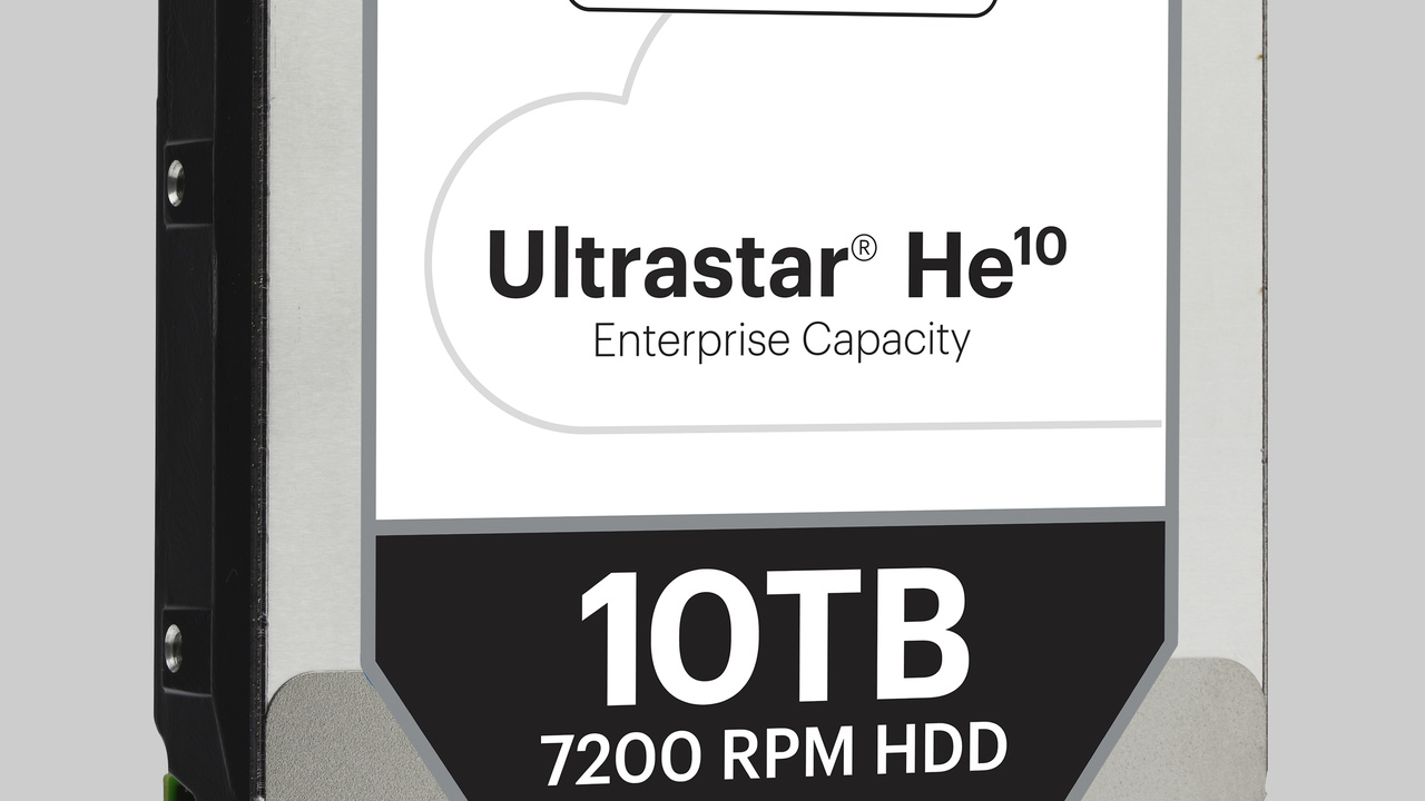 Western Digital: HelioSeal-HDD mit 10 TByte und PMR-Technologie