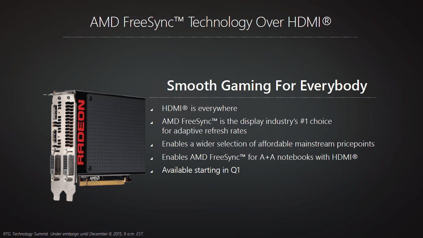 FreeSync über HDMI für Radeon in 2016