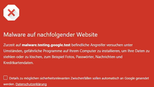 Google Chrome: Safe Browsing nun auch für Android-Geräte