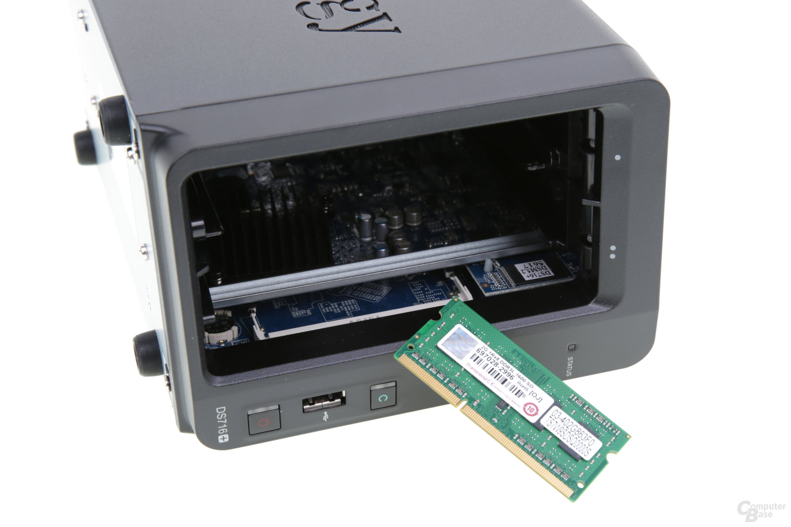 Synology DS716+ – Der RAM lässt sich austauschen