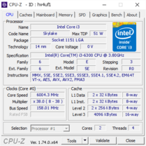 Какой сокет i3 6300