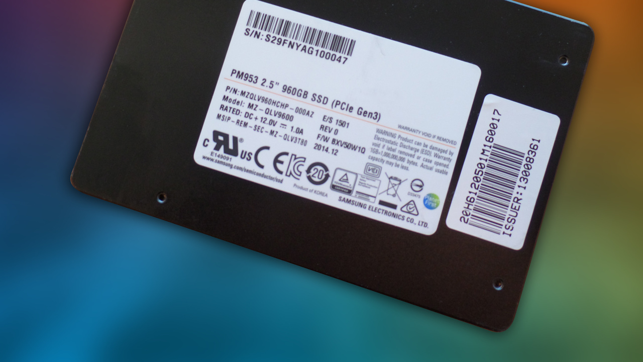 Samsung PM953: PCIe-SSD mit U.2-Anschluss und NVMe im Handel