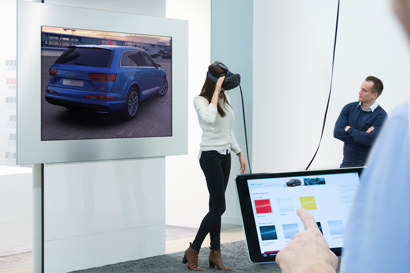 Audi VR Experience mit HTC Vive