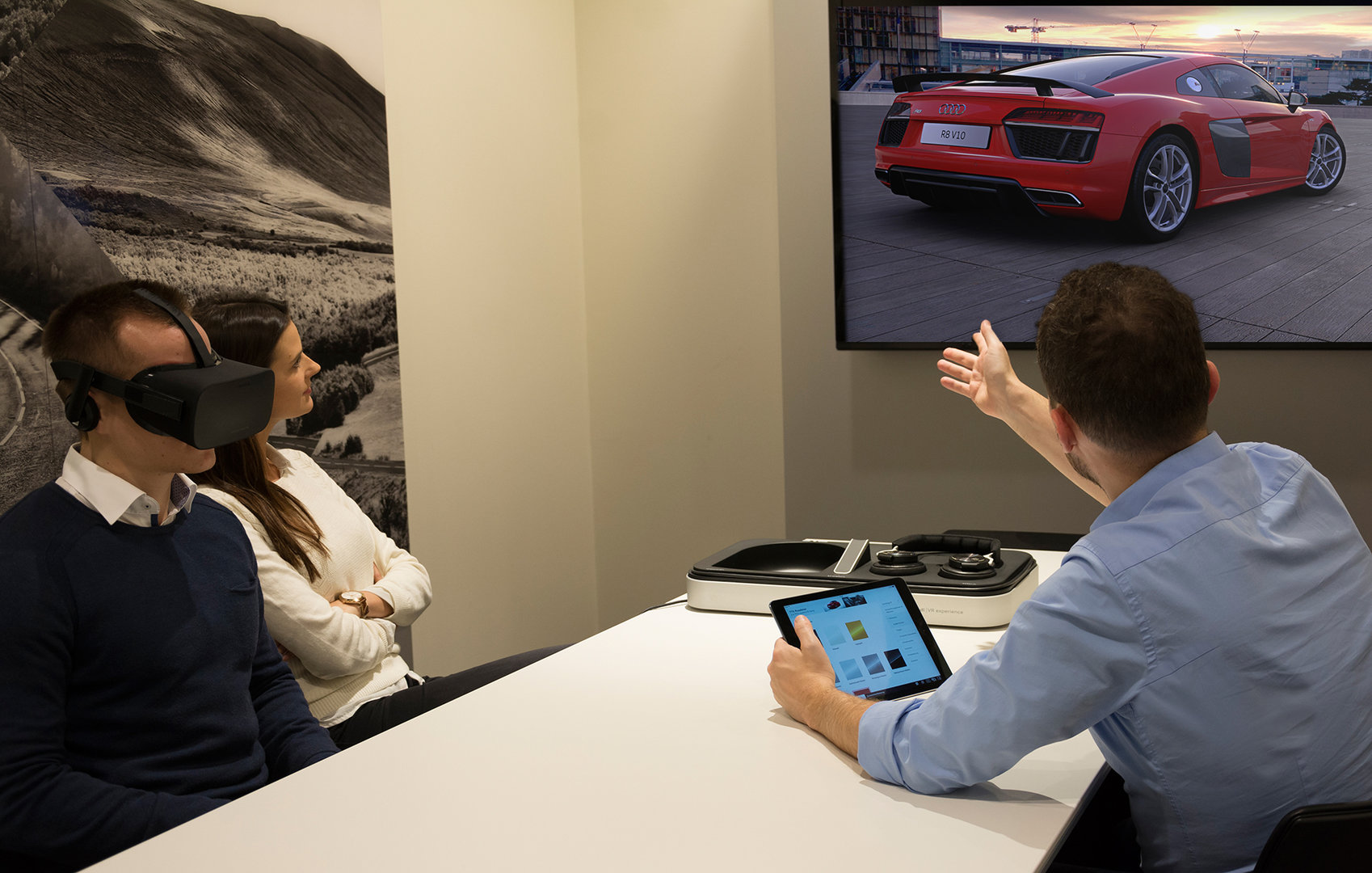 Audi VR Experience mit Oculus Rift