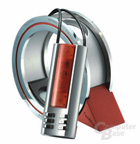 TwinMOS Red Rock mit Verpackung (Hintergrund)