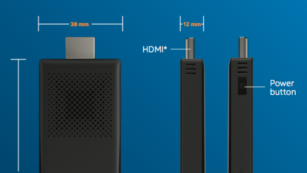 Intel Compute Stick: Mini-PC im HDMI-Stick erhält mit Core M mehr Leistung