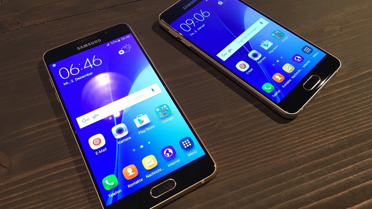 Samsung Galaxy A3 und A5: Smartphones mit Metallrahmen ab heute verfügbar