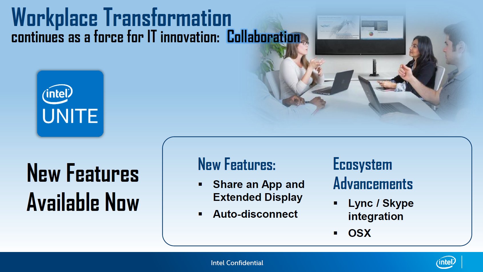 Intel Unite mit neuen Features