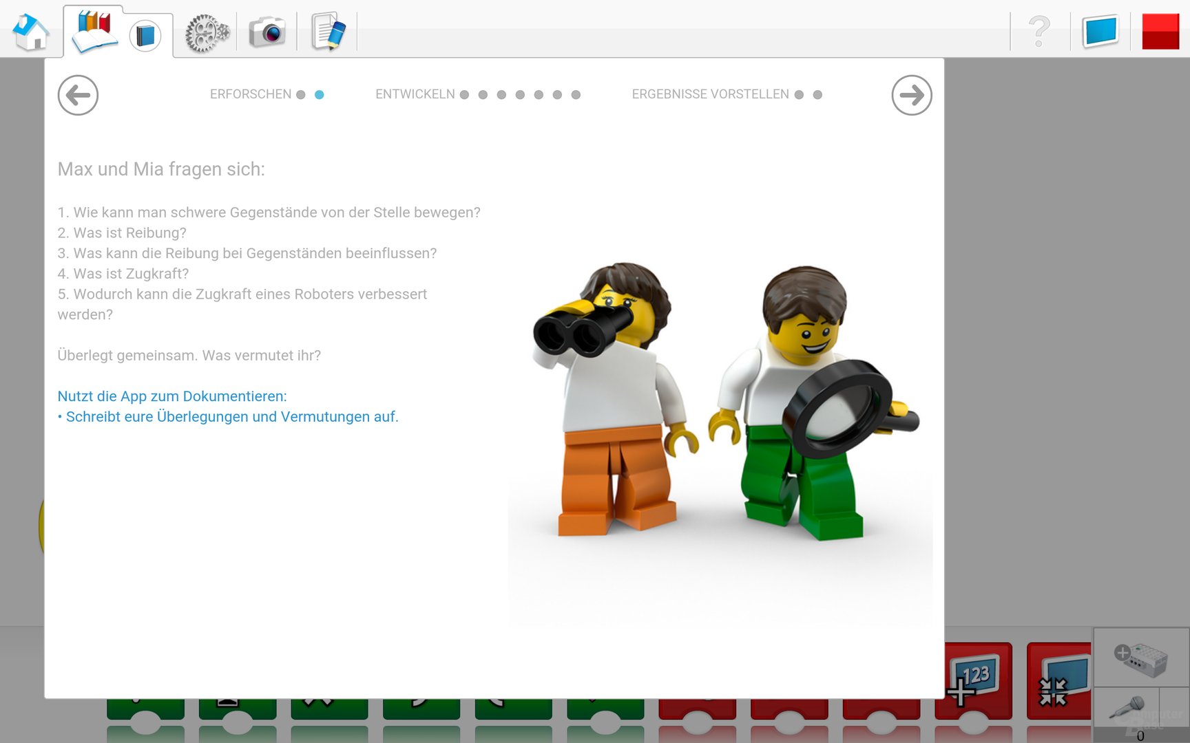 Lego WeDo 2.0 Android App – Projekteinführung