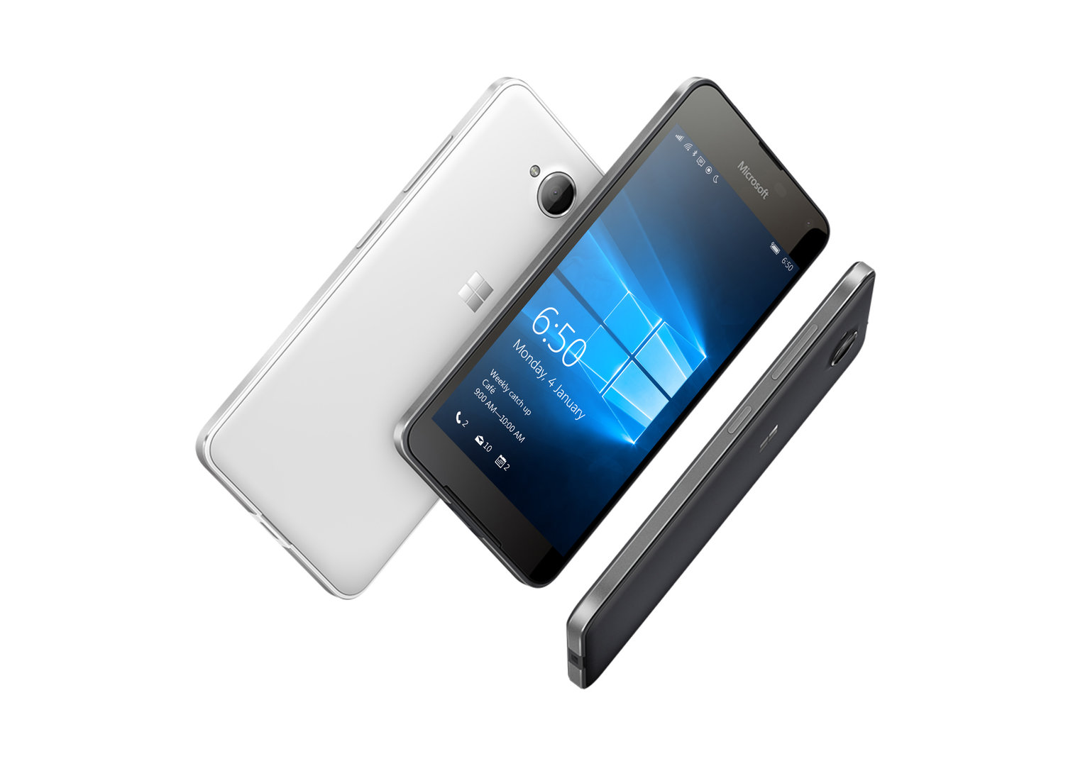 Das Lumia 650 in mattem Weiß