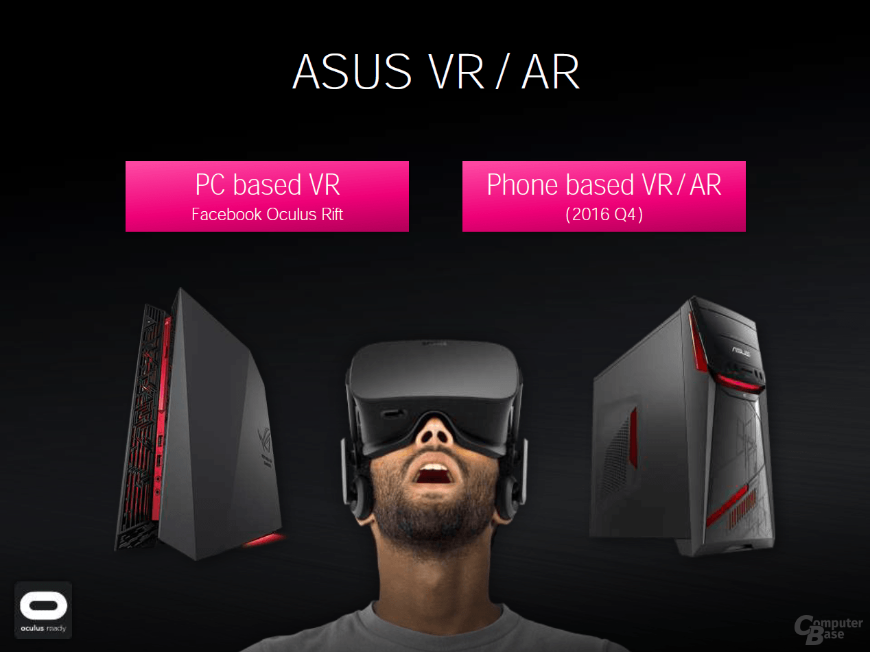 Asus VR sowohl für PC als auch Smartphones ab Q4 2016