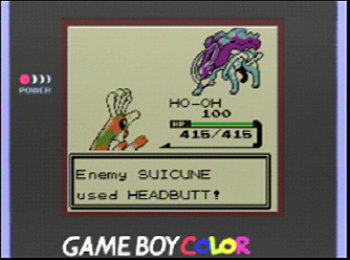 Pokémon Gold auf dem GameBoy Color