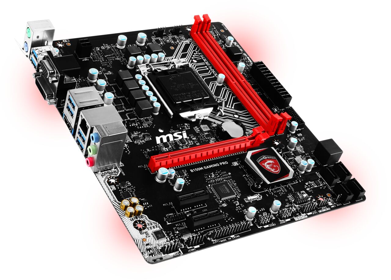 Msi Mainboard Cpu Led Leuchtet Rot MSI B150M Gaming Pro: Günstiges Spieler-Mainboard in mATX leuchtet rot