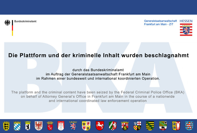 Hinweis für Darknet-Foren