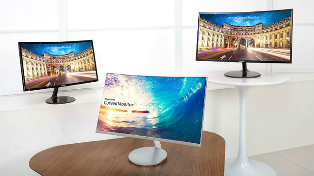CF390 und CF591: Samsungs gebogene VA-Monitore kommen im März