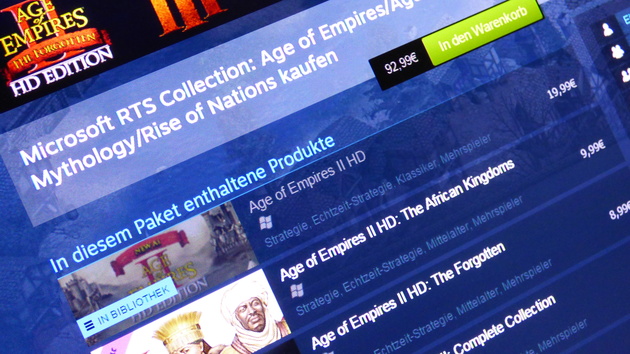 Steam Bundles: Preisnachlässe bei Besitz einzelner Spiele