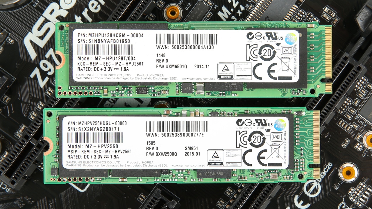 Samsung SM961: M.2-SSD mit 3,2 GB/s, bis zu 1 TB und Polaris-Controller