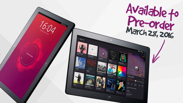 Termin: Ubuntu-Tablet Aquaris M10 ab 28. März vorbestellbar