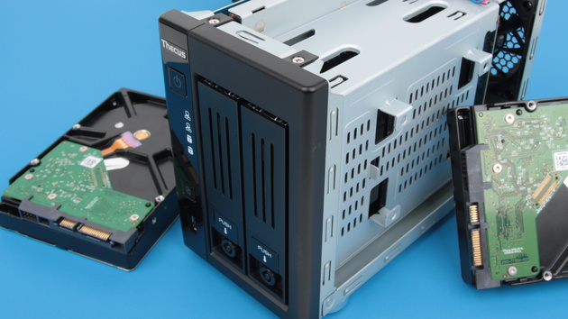 Thecus N2810 im Test: Thecus legt mit neuem OS an Qualität und Leistung zu