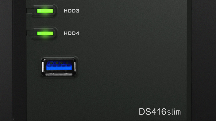 Jetzt verfügbar: Synology DS416 slim als kompaktes NAS für 2,5“-HDDs
