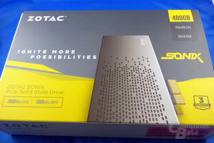 Zotac Sonix PCIe SSD in der Verpackung