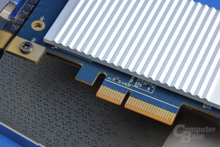 Der Kühlblock der Zotac Sonix PCIe SSD