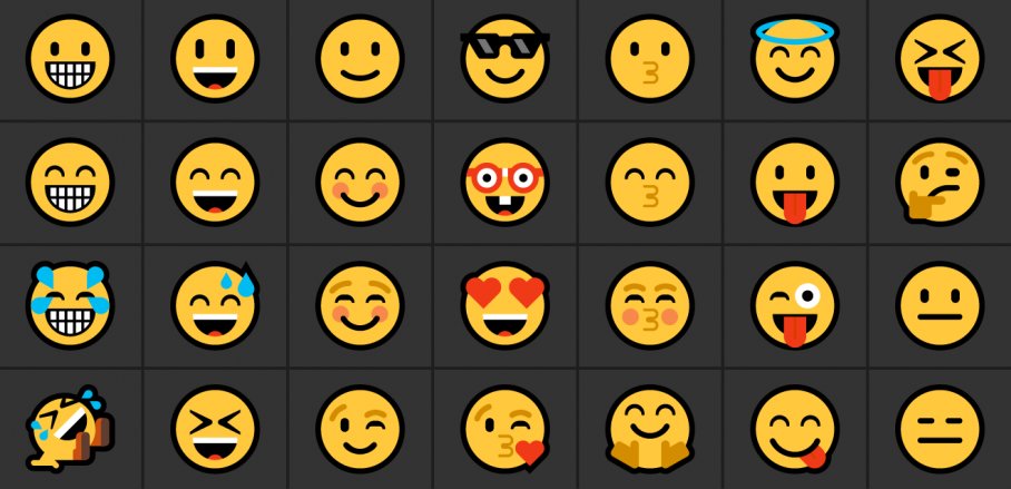 Ein Ausschnitt der neuen Emojis