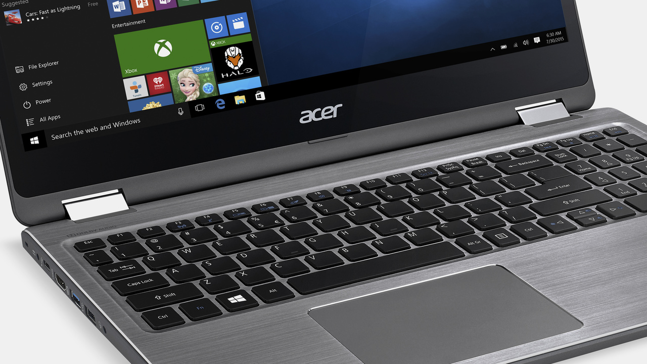 Acer Aspire R 15: 360-Grad-Convertible mit bis zu 9 Stunden Laufzeit