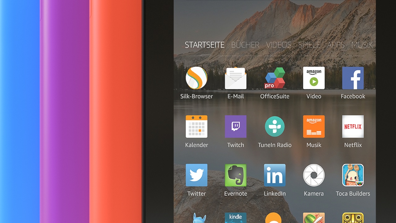 Amazon Fire-Tablets: Einsteigermodell erhält mehr Speicher und neue Farben