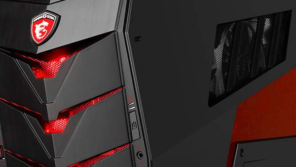 MSI Aegis: Kompakter Gaming-Barebone mit GTX 970 und Standfuß