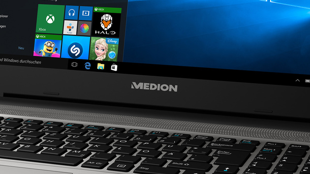 Medion Akoya E6424: Skylake-Notebook samt Iris-Grafik auch bei Aldi Süd