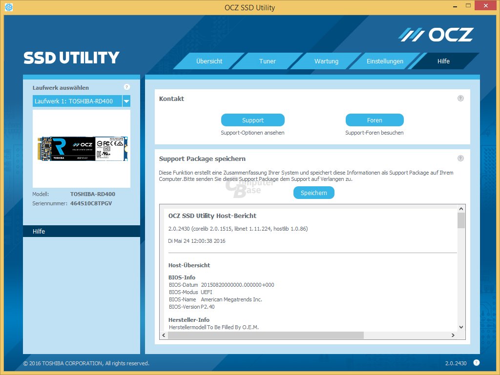 toshiba ssd utility