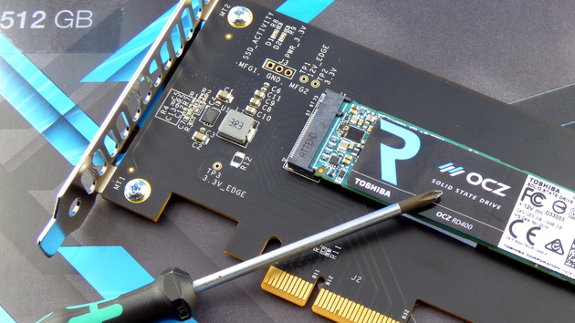 Toshiba OCZ RD400 im Test: Mit schneller NVMe-SSD zum neuen Image